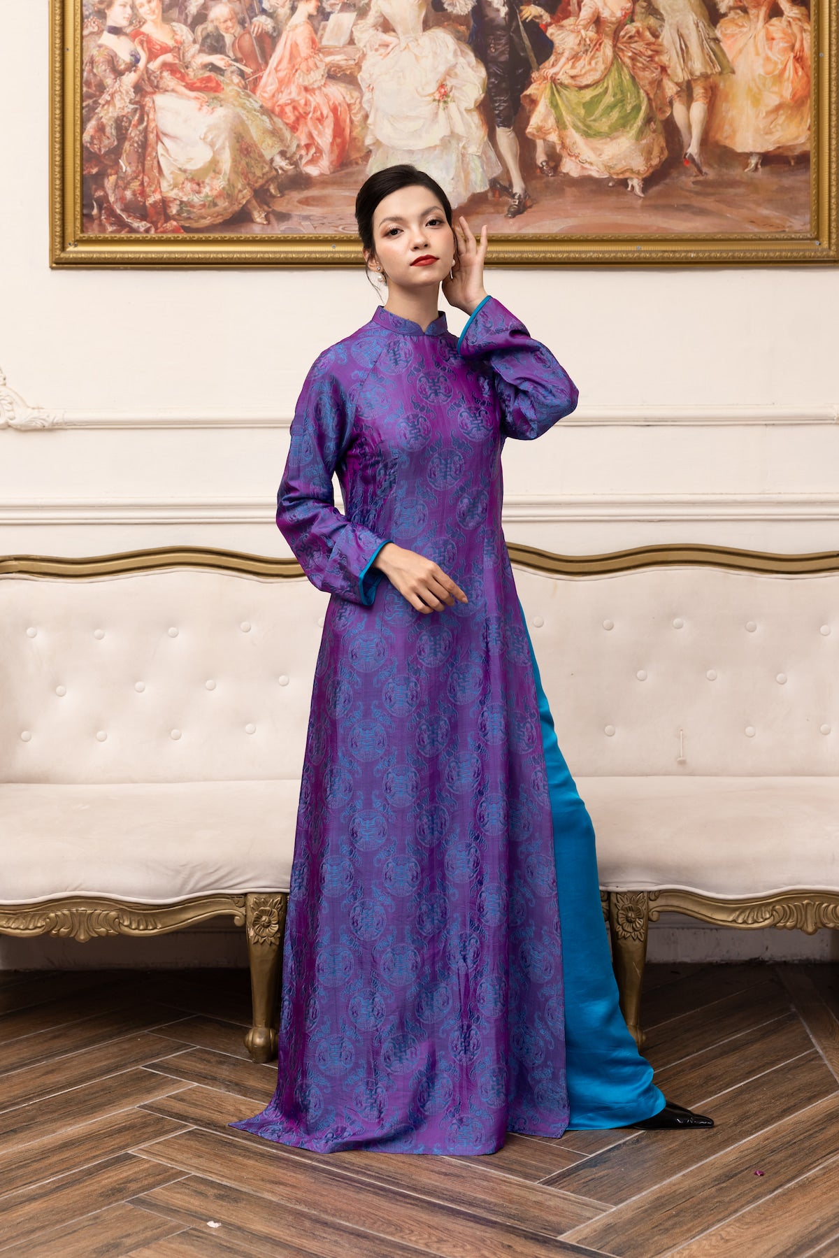 vietnamese silk wedding dress