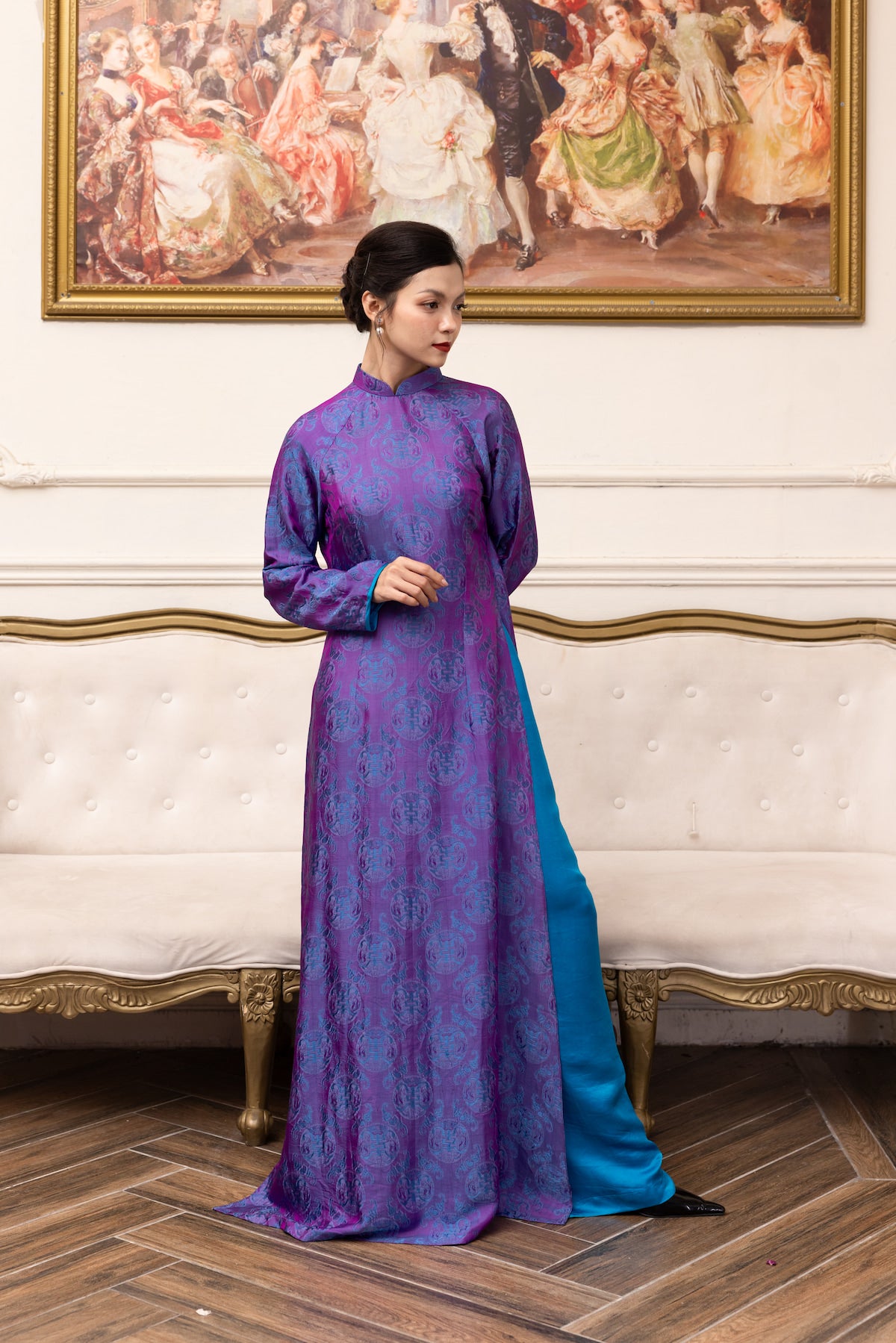 vietnamese silk wedding dress