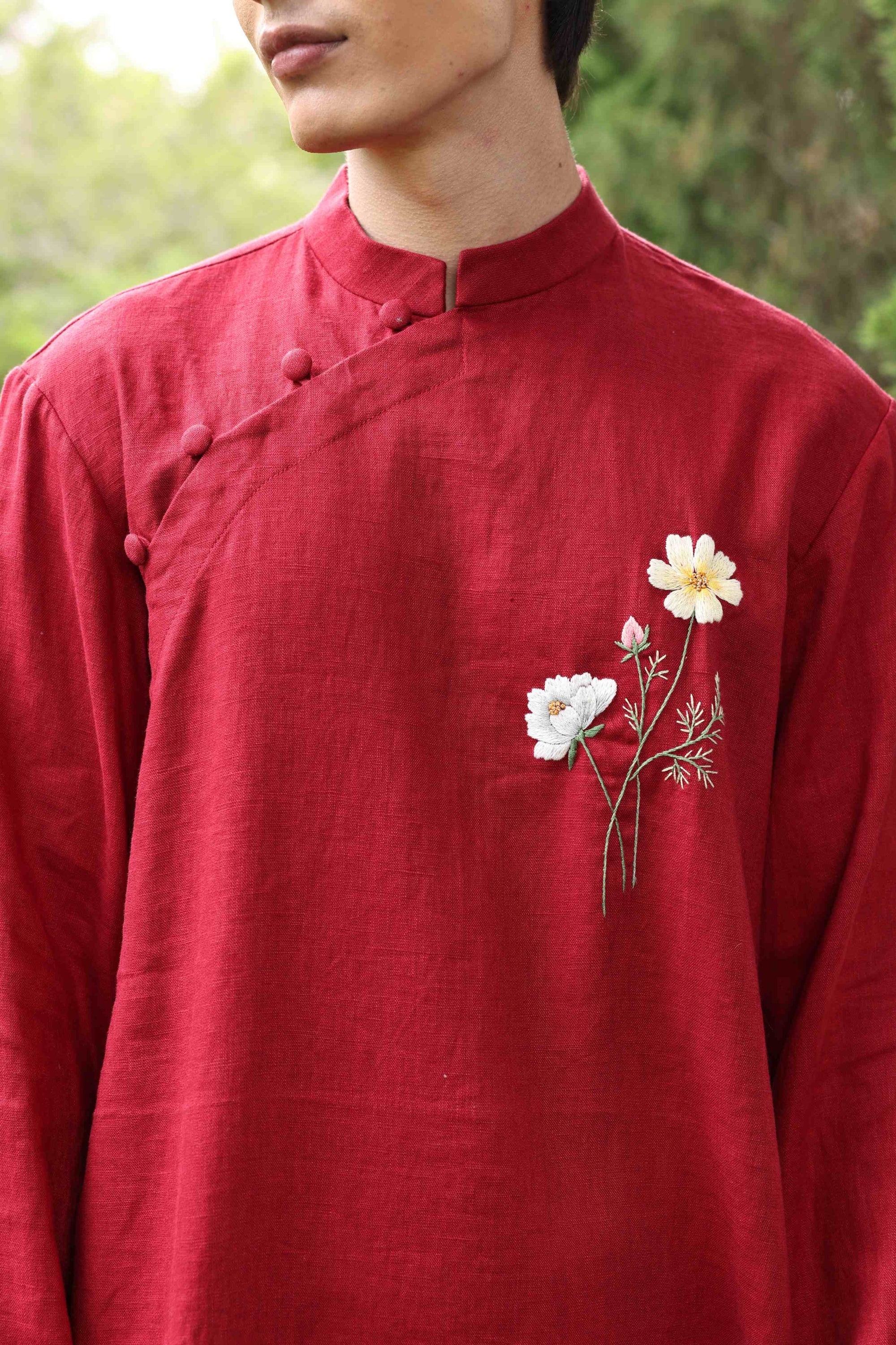 Vietnamese wedding ao dai for groom